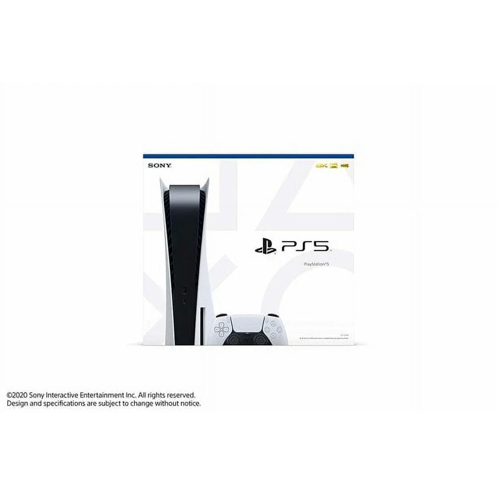 Restored Sizeony CFI1015A Playstation 5 Disc Version with Extra DualSizeense Wireless Controller, Black and Ivory (Refurbished)