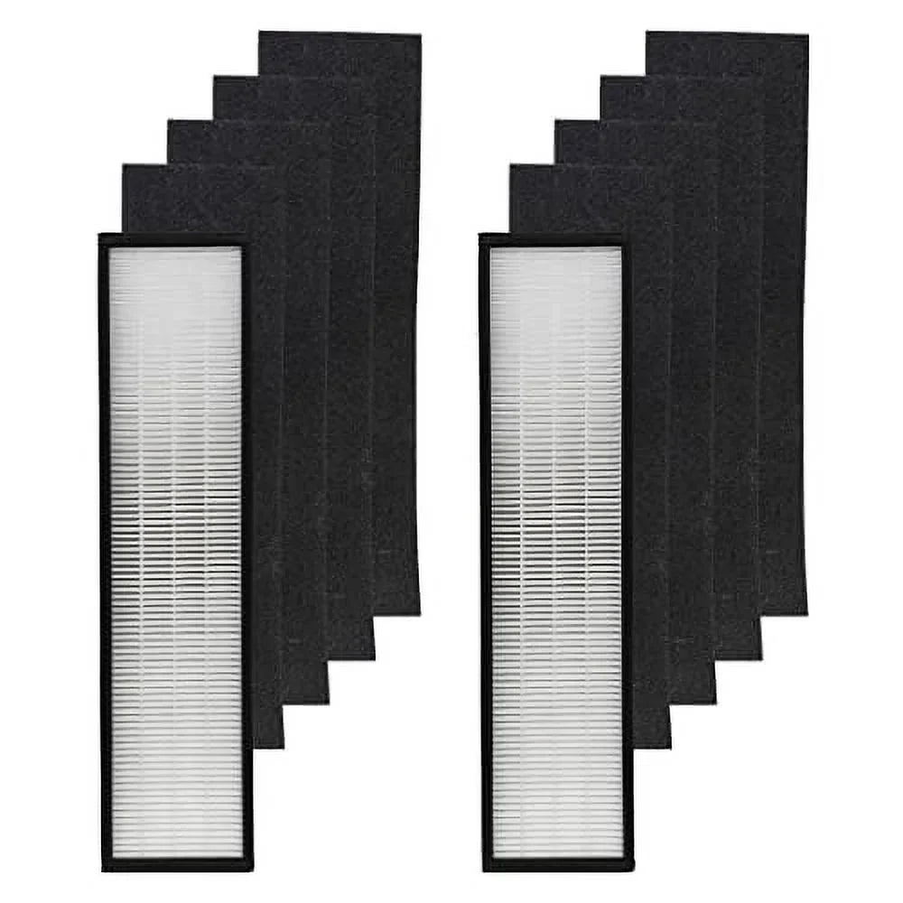 Filter-Monster – Replacement HEPA Filter with 4 Carbon Pre-Filters Sizeet, 2 HEPA and 8 Carbon Filter Pack - Compatible with GermGuardian FLT5000 Air Purifier Filter Sizeize C