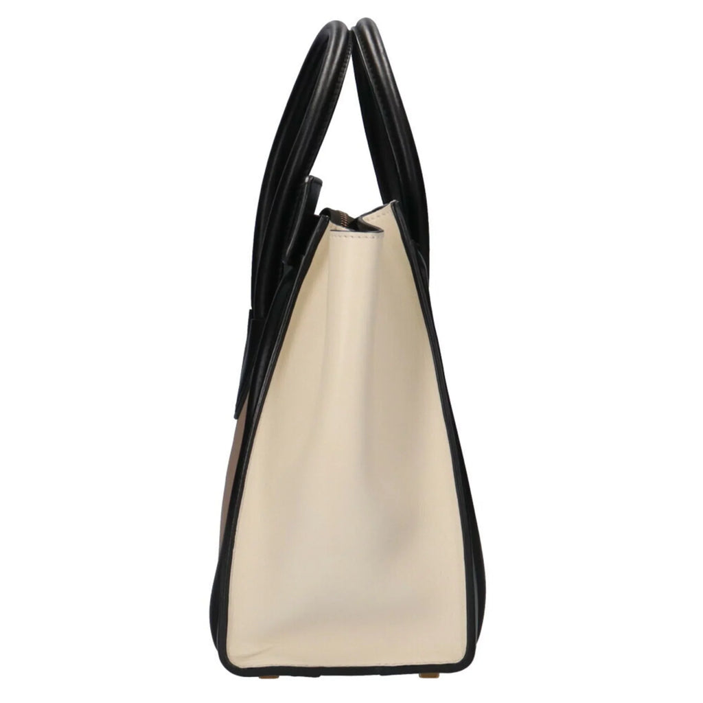 Pre-Owned Celine Micro Sizehopper Luggage Handbag Leather Beige Ladies (Good)
