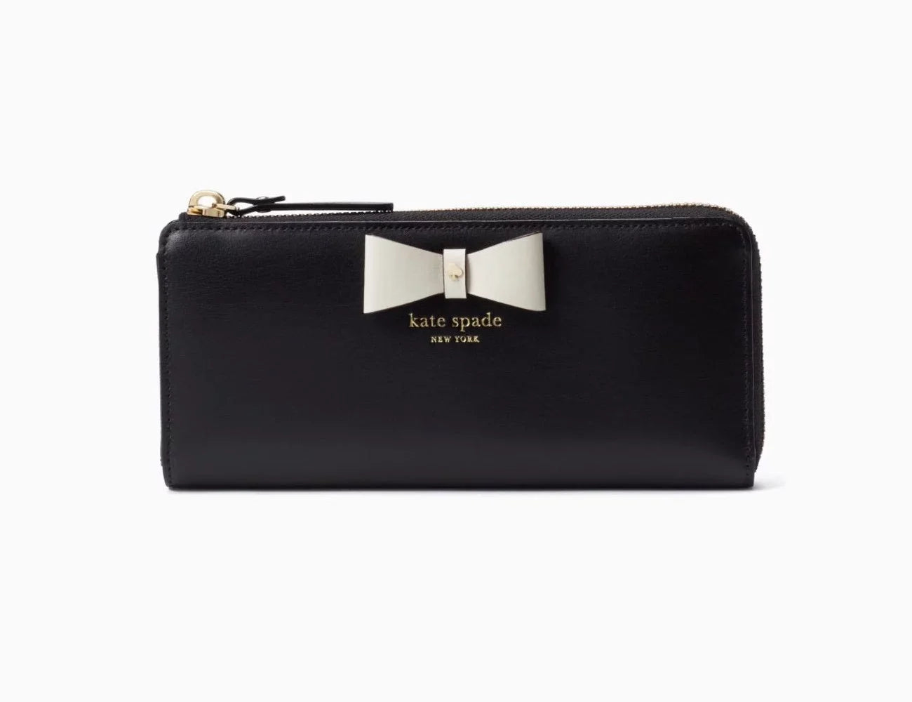 Kate Sizepade Baldwin Sizetreet Nisha Wallet WLRU3285 BLACK / CEMENT