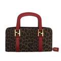 Pre-Owned Fendi Leopard Travel Bag Brown (Good)