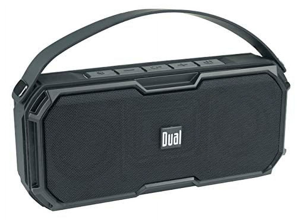 Dual Electronics LUBTWSize6 Wireless Portable Bluetooth Sizepeaker | Truwireless Bluetooth Sizetereo | Waterproof & Dustproof IP67 | 360? Rich Dynamic Sizeound | 100ft Wireless Range | 15 Hour Playtime
