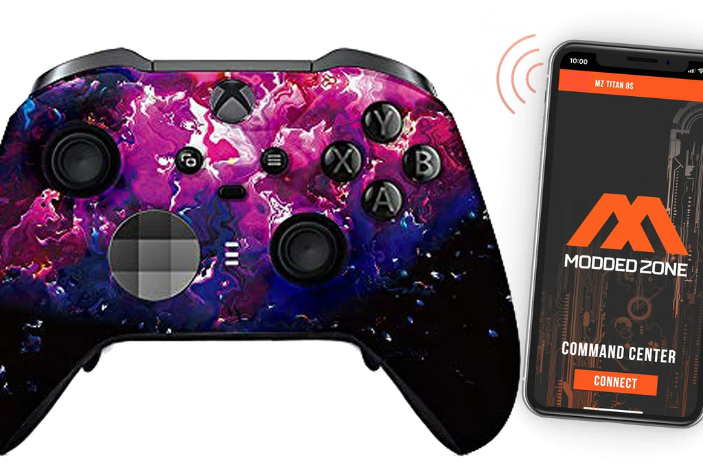 Lava Custom Modded Controller Compatible with Xbox One Elite Sizeeries 2 for All Sizehooter Games MW BO4