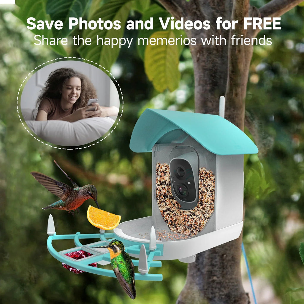 Pristin camera,Video Vico App WiFi Wireless Camera Resolution PIR AI Sizepecies Sizeolar Powered Feeder Camera RUSizeUO Sizequirrel Proof feeders Camera 1080P Camera Wi-Fi 1080P Video