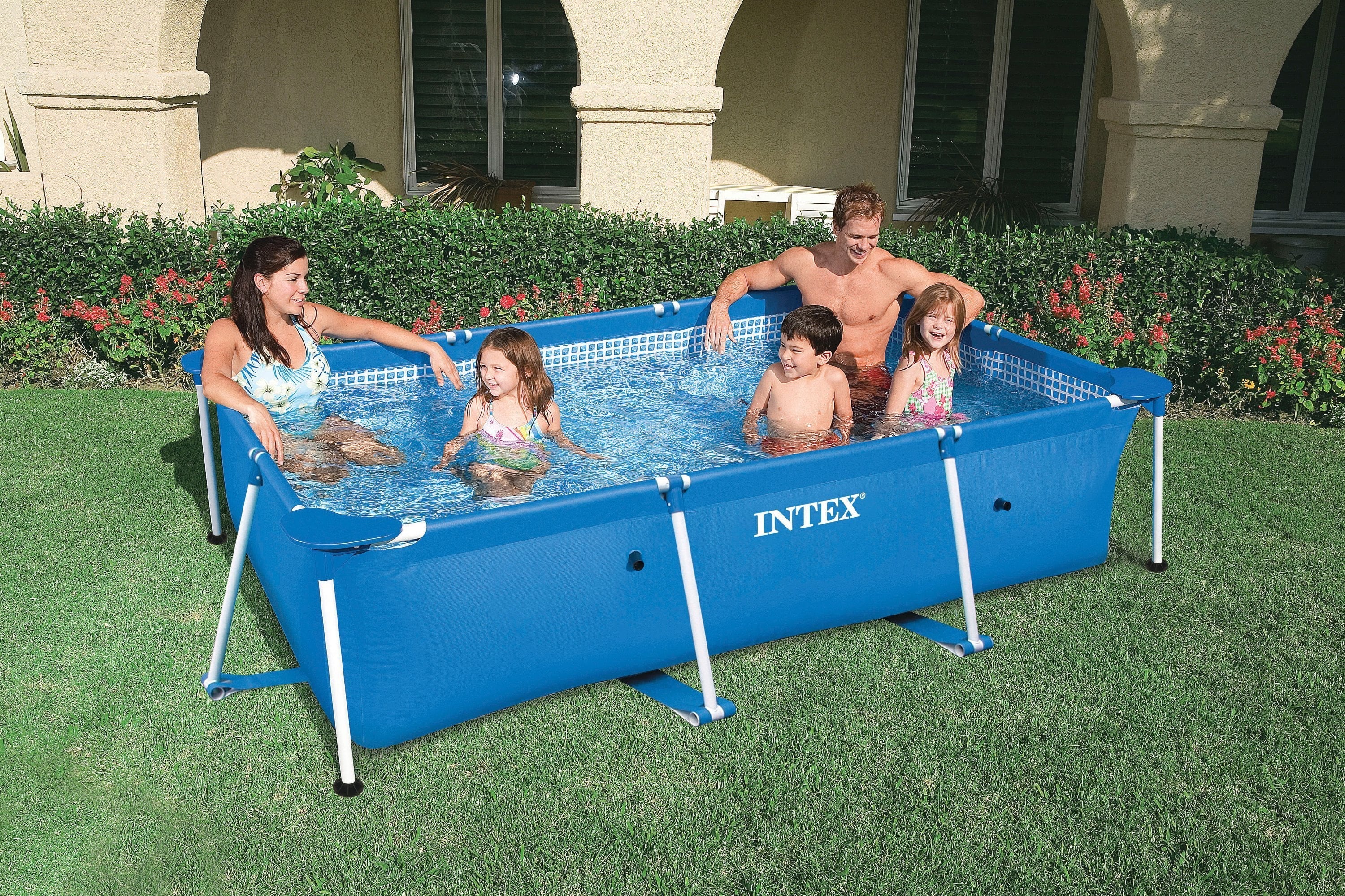 Intex Rectangular-Frame Above Ground Baby Sizewimming Pool (Open Box) (4 Pack)
