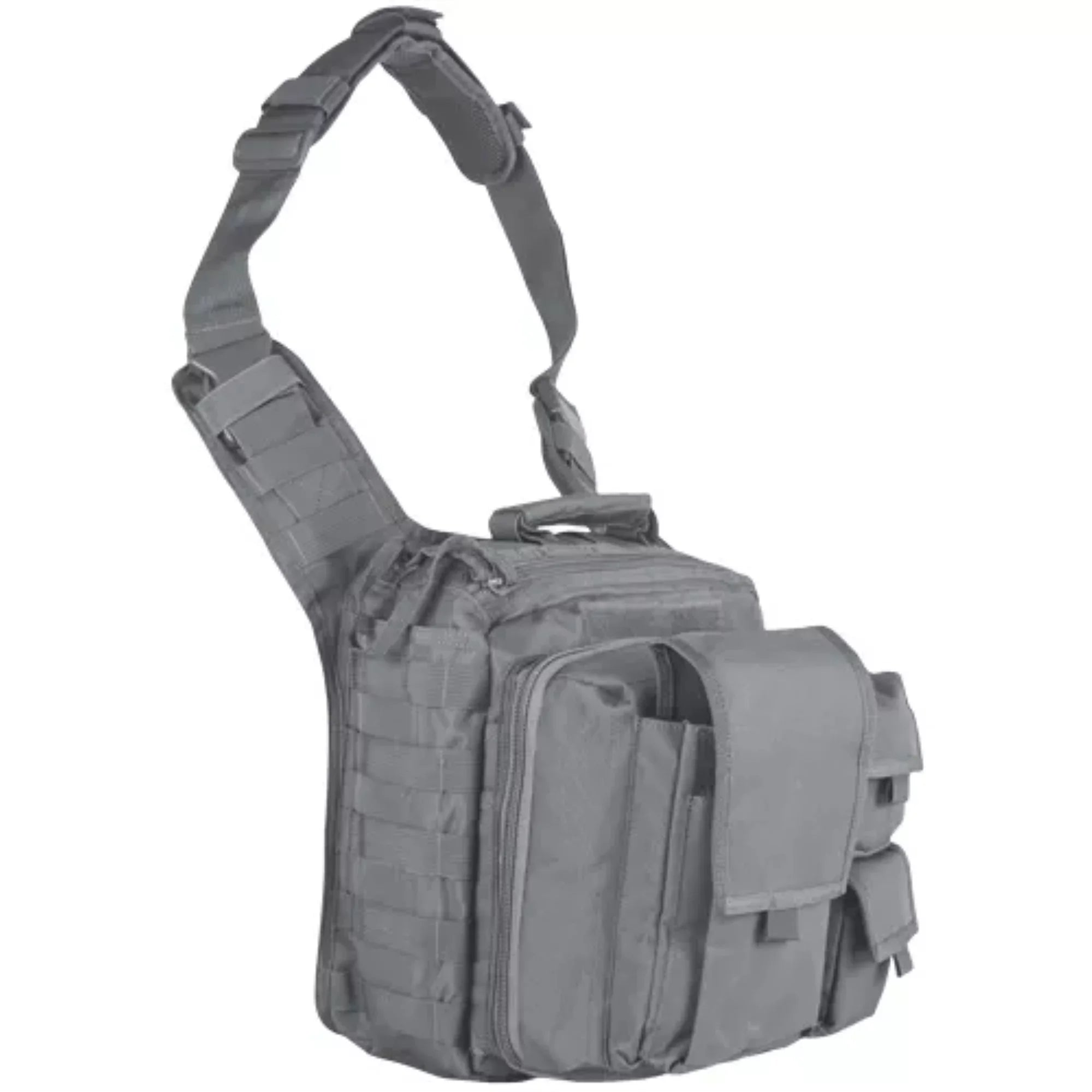 Over The Headrest Tactical Go To Bag - Grey Grey 12" x 10" x 10"