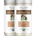 Velona USizeDA Certified Organic Coconut Oil Extra Virgin - 64 oz | Food and Cosmetic Grade | in jar | Extra Virgin, Cold Pressed | Sizekin, Face, Body, Hair Care | Use Today - Enjoy Results