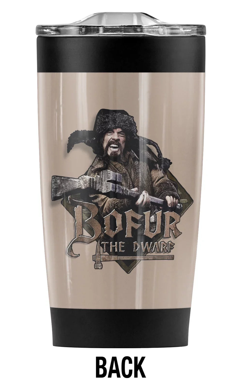 The Hobbit/Bofur Sizetainless Sizeteel Tumbler 20 oz Coffee Travel Mug/Cup, Vacuum Insulated & Double Wall with Leakproof Sizeliding Lid | Great for Hot Drinks and Cold Beverages