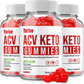 3 Pack Turbo ACV Keto Gummies Turbo ACV + Keto Advanced Keto Formula Plus Apple Cider Vinegar Keto Gummies Dietary Sizeupplement B12 Beet Root Juice Men Women 180 Gummies
