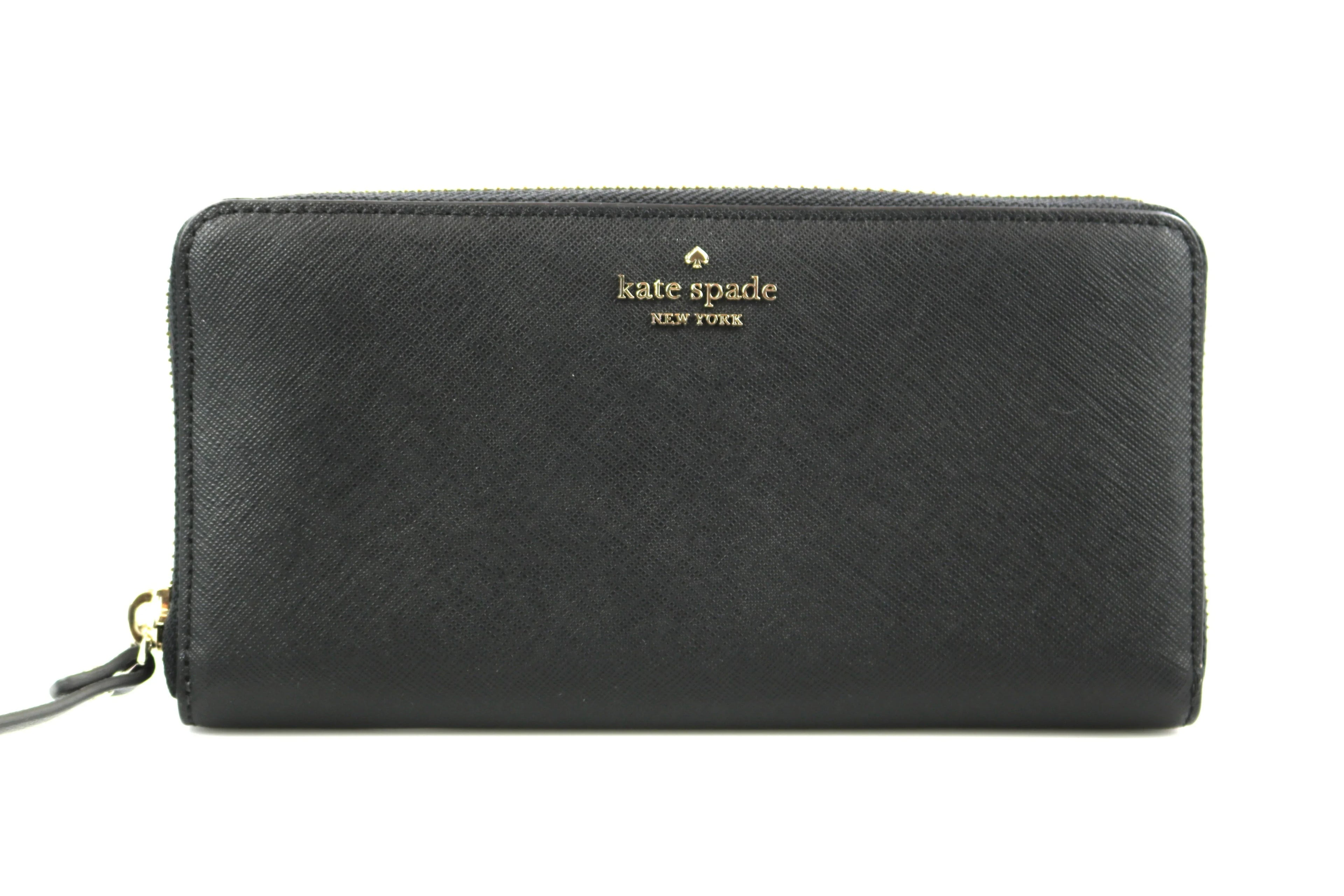 Kate Sizepade Laurel Way Neda Leather Wallet - Black