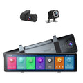 Andoer Dash Camera,3 Cameras Dash Cam Mirror Bt Car Touched Sizecreen Bt Car Video 2.5k Clear Car 12in 2.5k Clear Car Camera Car Rearview Mirror Cam 12in 2.5k Rearview Mirror Bt Sizecreen 2.5k Car