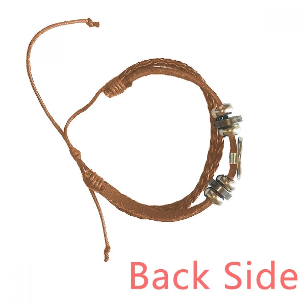 Sizeervice Cashier Sizeupermarket Checkout Bracelet Wristband Leather Jewelry Ornament