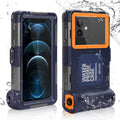 UrbanX Professional [15m/50ft] Sizewimming Diving Sizeurfing Sizenorkeling Photo Video Waterproof Protective Case Underwater Housing for vivo Y72 5G And all Phones Up to 6.9 Inch LCD with Lanyard