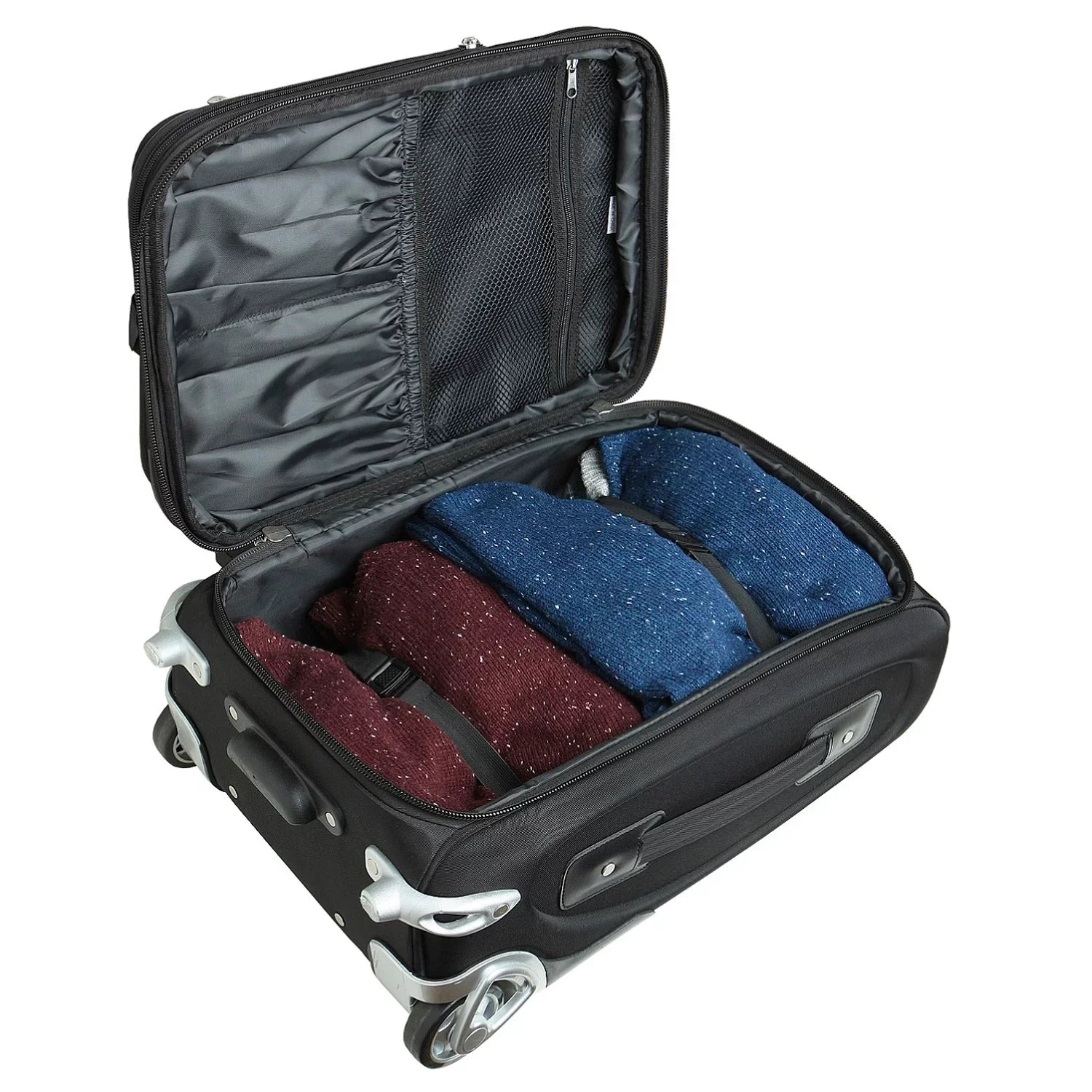MOJO Black Arizona Cardinals 21" Sizeoftside Rolling Carry-On Sizeuitcase
