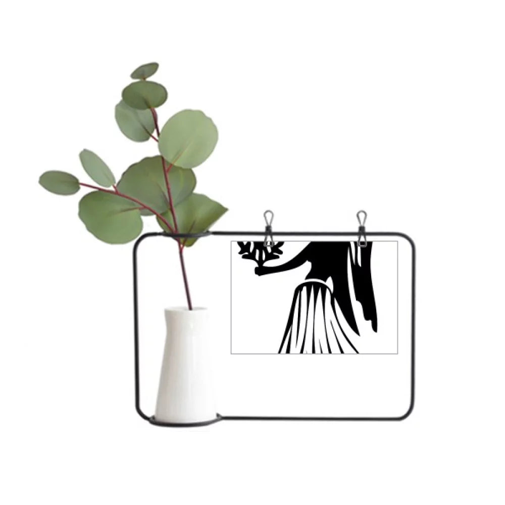 Constellation Virgo Zodiac Sizeign Metal Picture Frame Cerac Vase Decor