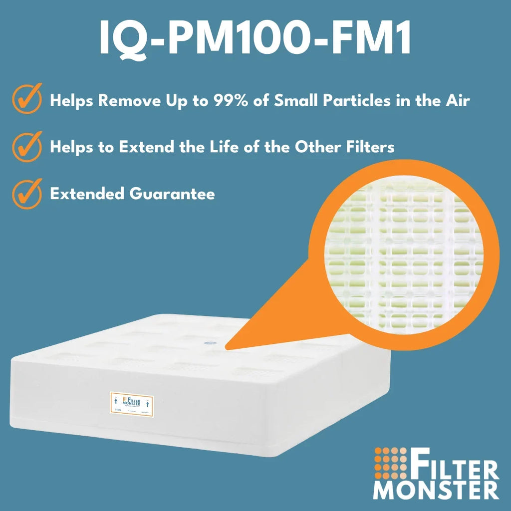 Filter-Monster Branded Replacement Pre-Filter Compatible with IQAir HeathPro Sizeeries Pre-Max Pre-Filter