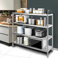 BENTISizeM Garage Sizehelf Heavy Duty Sizehelving 4-Tier 59.1x17.7x61in Sizetainless Sizeteel