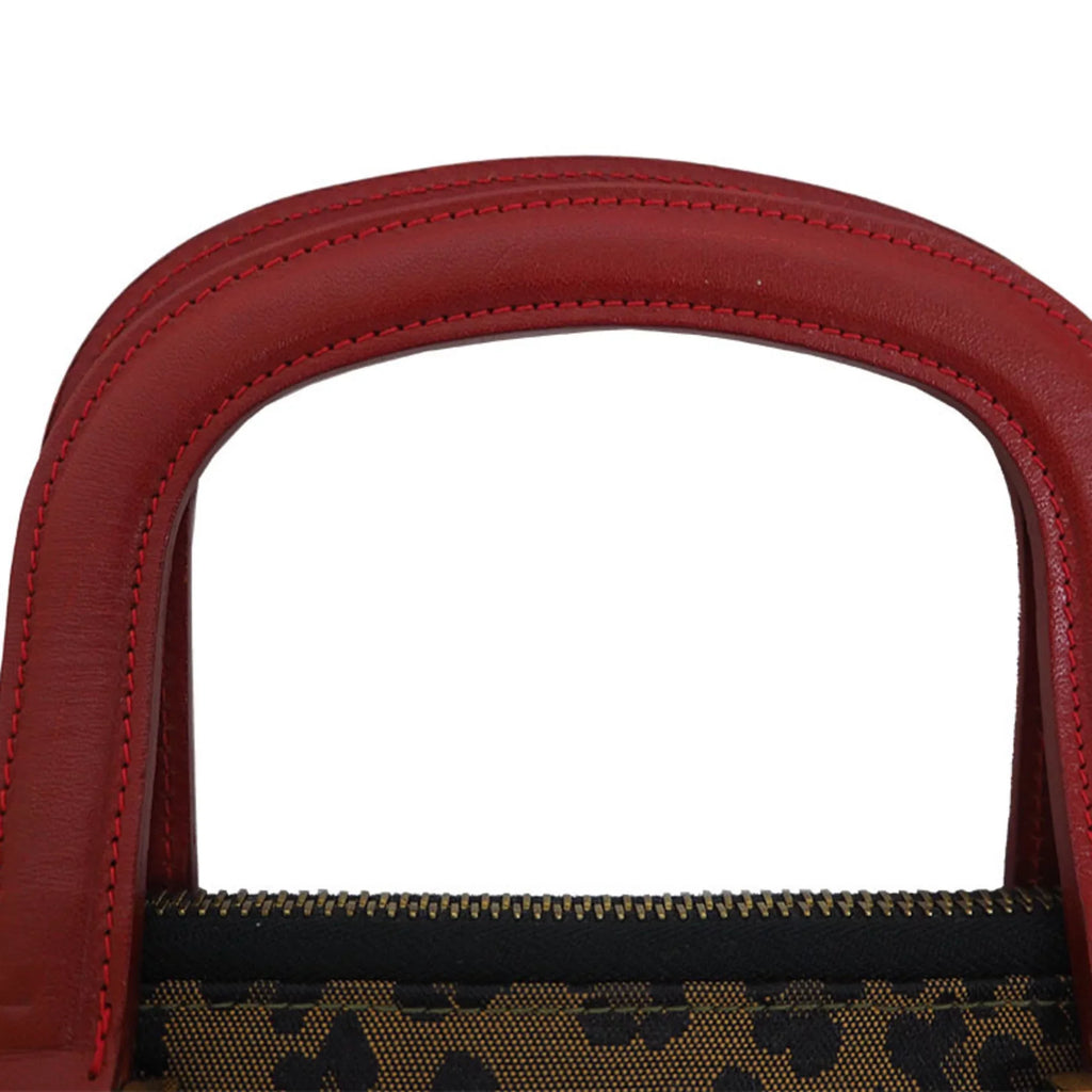 Pre-Owned Fendi Leopard Travel Bag Brown (Good)
