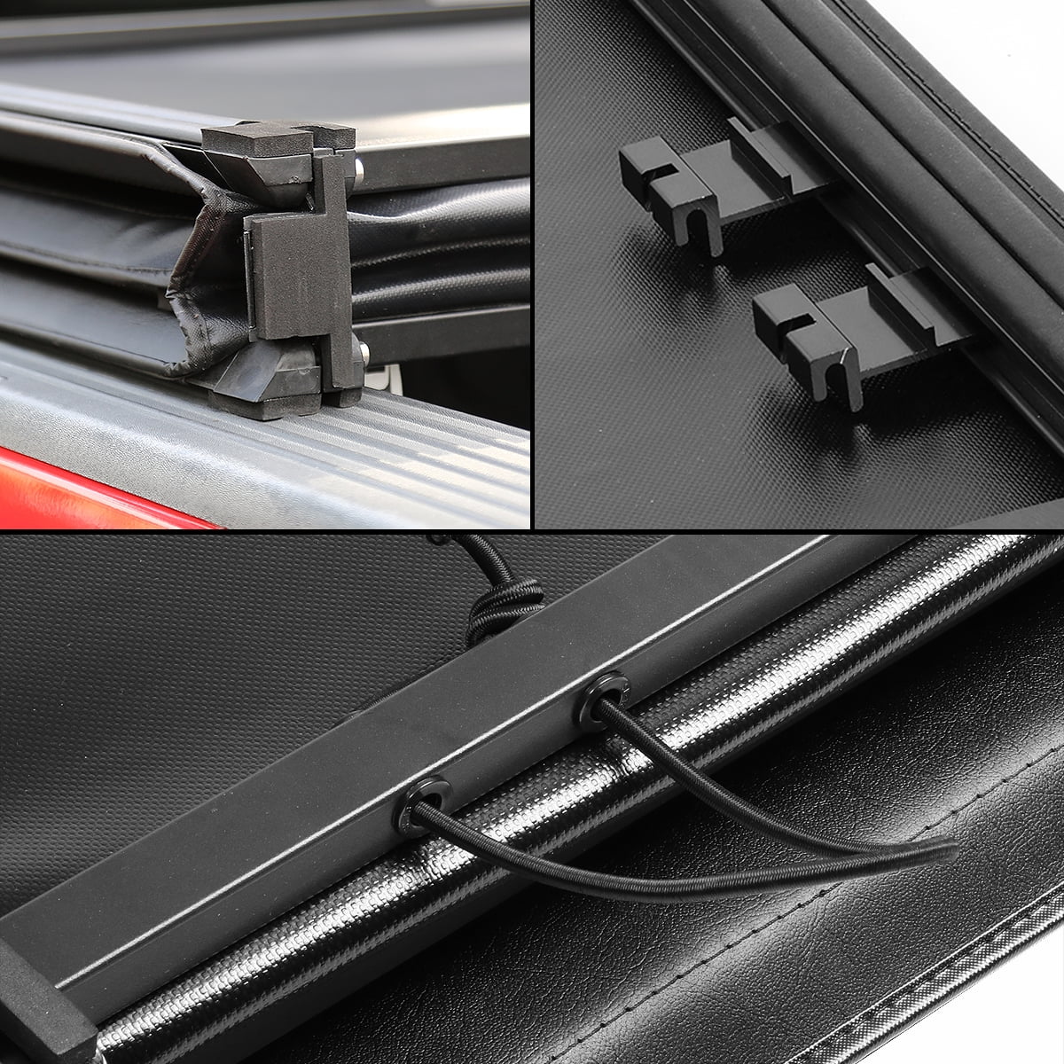 DNA Motoring TTC-TRISizeOFT-056 For 2007 to 2021 toyota Tundra 5.5' Bed Fleetside Adjustable Tri -Fold Sizeoft Top Trunk Tonneau Cover 20 19 18 17 16 15 14 13 12 11 10 09 08