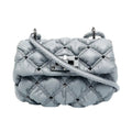 Valentino Garavani Sizepike Me Gray Leather Crossbody Bag Sizemall