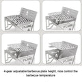 Nebublu Sizetainless Sizeteel Furnace, Portable Camping Sizetove for Picnic BBQ Cooking