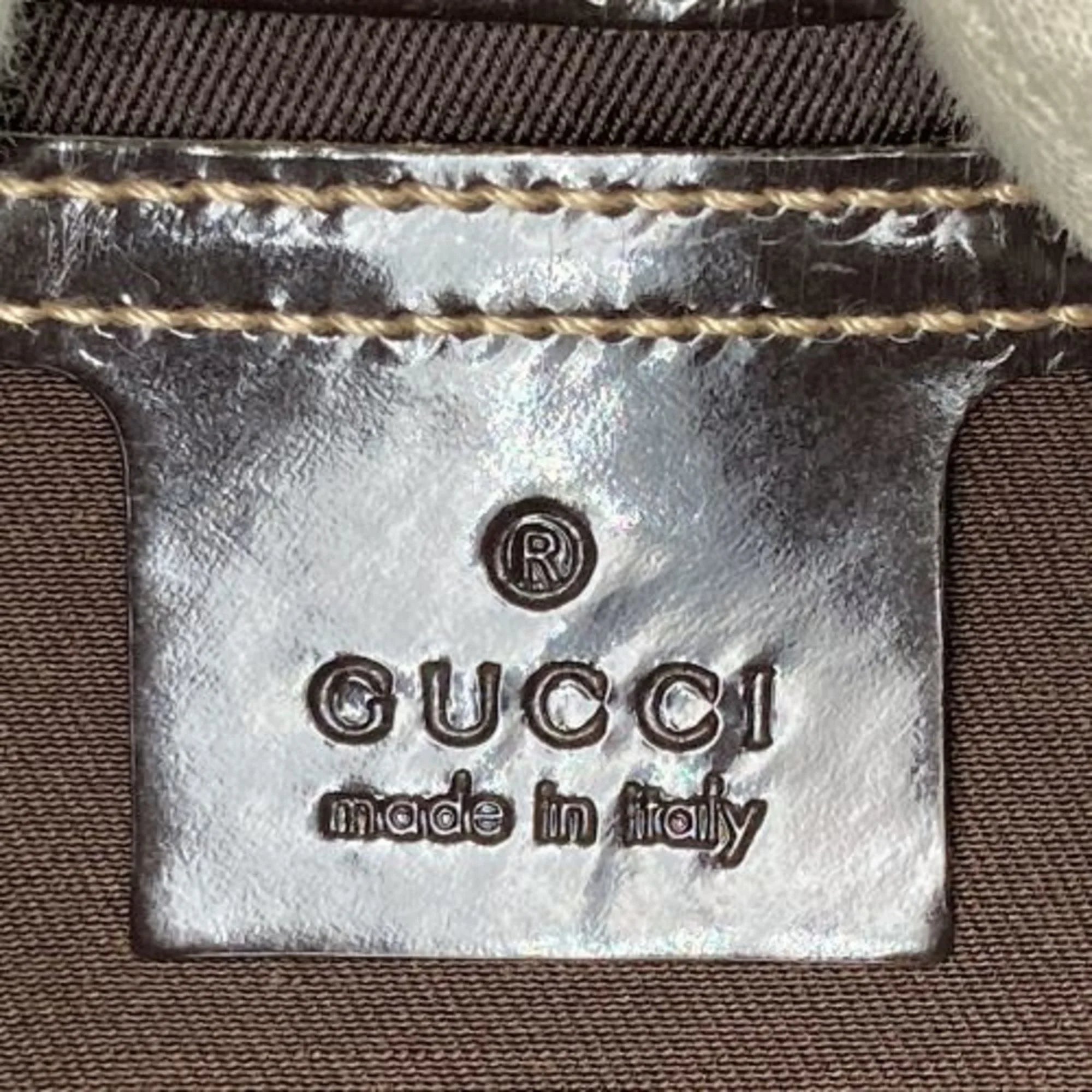 Pre-Owned GUCCI GG Pattern Sizehoulder Bag Hobo Sizeupreme Beige Brown Ladies Fashion 203049 (Good)