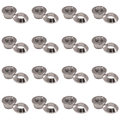 (16 Pack) Tusk Universal Chrome Flange/Tapered Locking Lug Nut 10mm x 1.25mm Thread Pitch For CANNONDALE FX440 Cannibal 2002-2003