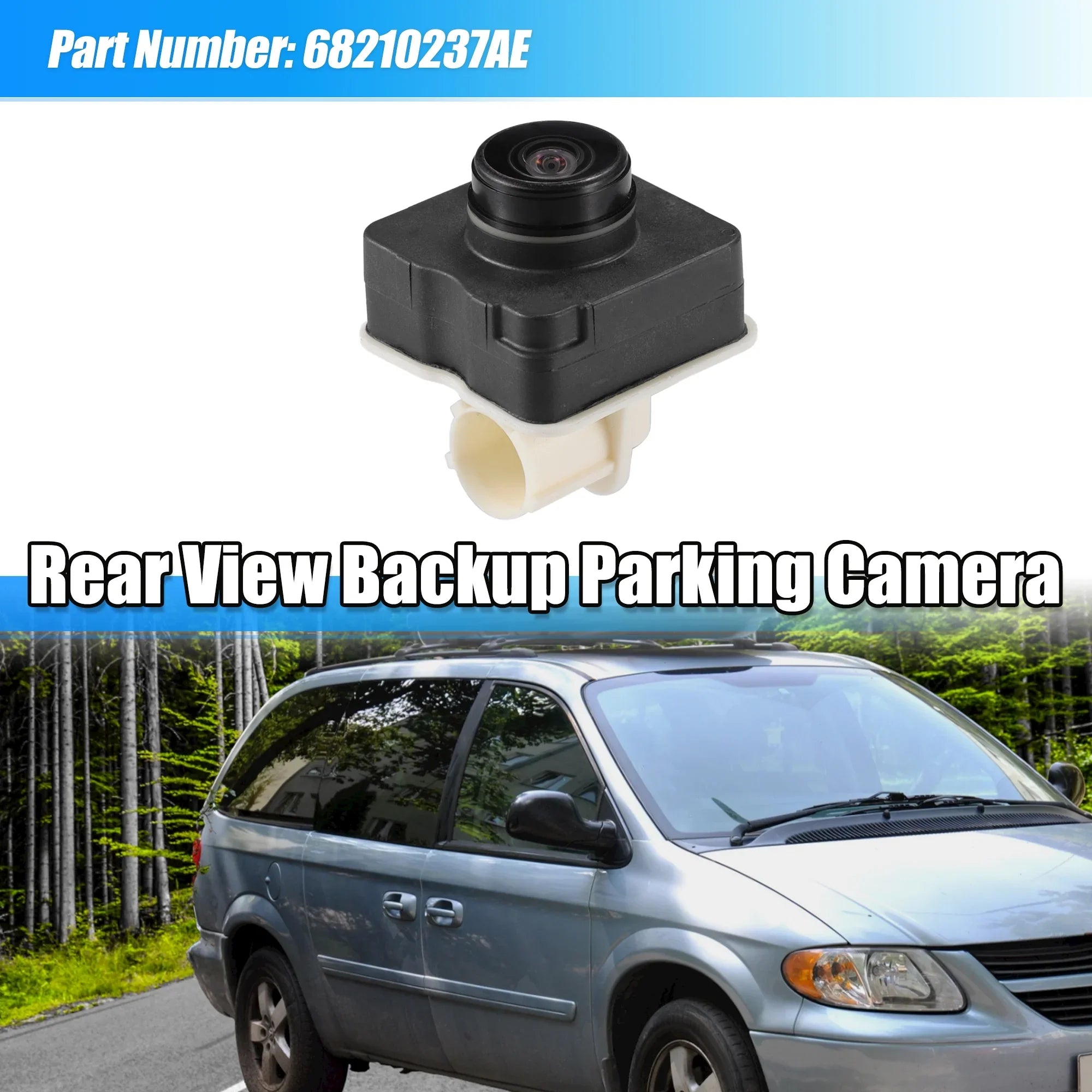 Unique Bargains Car Rear View Reversing Backup Parking Camera No.68210237AE for Chrysler 300 2015-2017