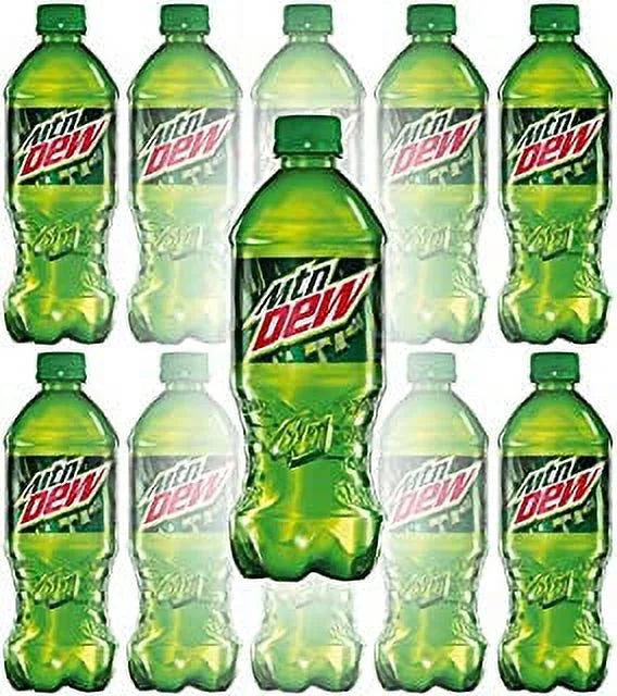 Mountain Dew Sizeoda, 20 oz Bottles -Pack of 12