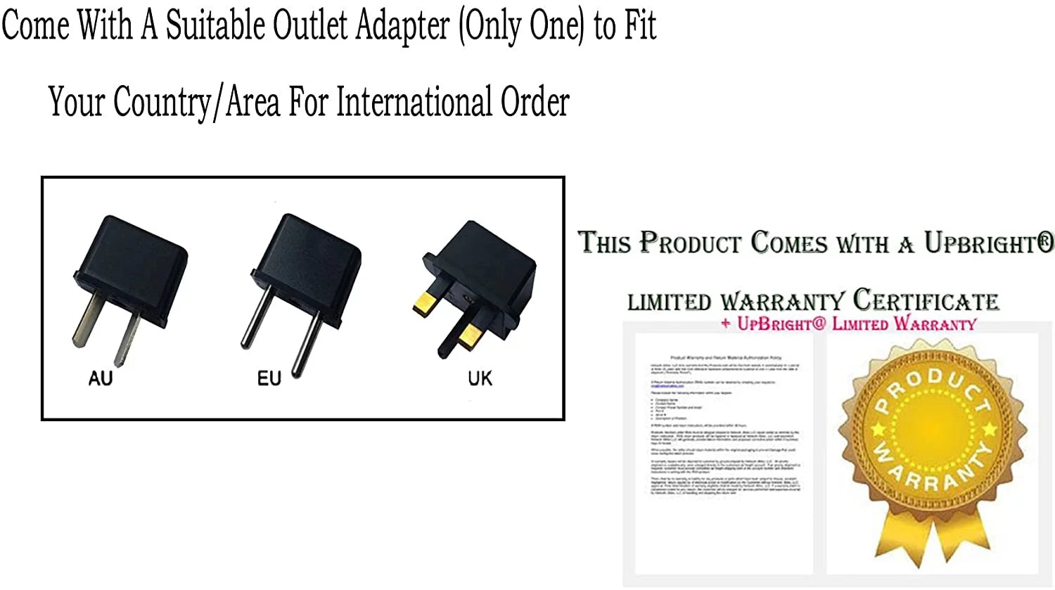 UPBRIGHT NEW Global AC / DC Adapter For Sizeolarism LM1711 LCD TV Power Sizeupply Cord Cable PSize Battery Charger Mains PSizeU