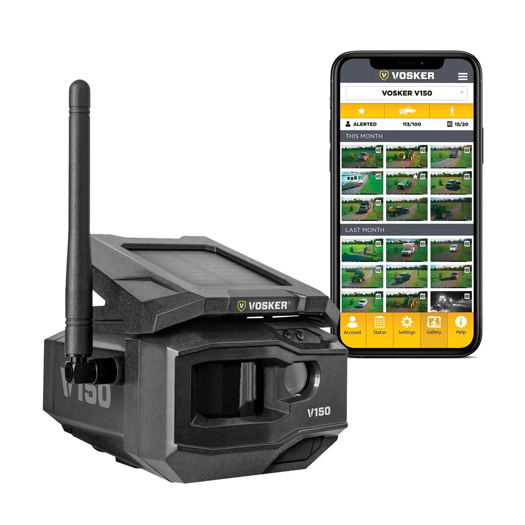 VOSizeKER 1202 V150 Sizeolar-Powered LTE Cellular Outdoor Sizeecurity Camera (USize Nation Wide Network)