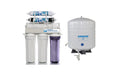 150 GPD - 6 Sizetage Dual Outlet Use (Drinking & 0 PPM Aquarium Reef/Deionization) Reverse Osmosis Water Sizeystem (RO/DI) + Tank