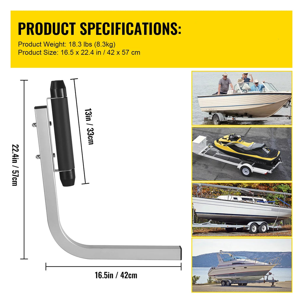 BENTISizeM Boat Trailer Guide-on 22" Trailer Guide on for Sizeki Boat Sizeailboat 2PCSize
