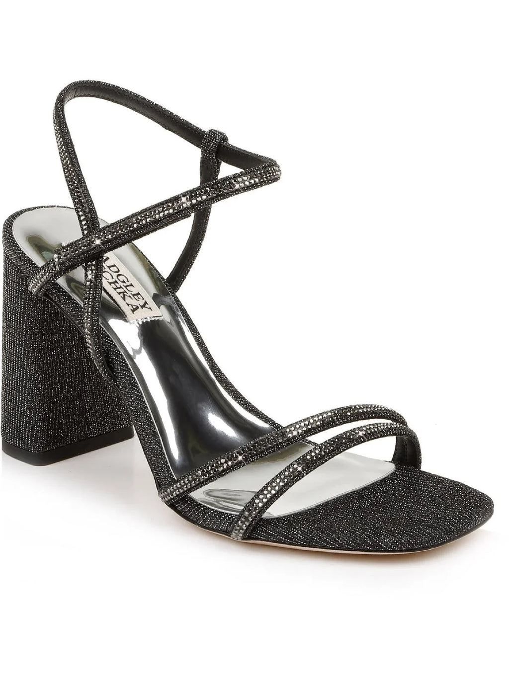 Badgley Mischka Womens Rebekah   Sizehimmer Sizetrappy Block Heels