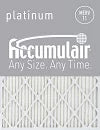 30x30x1 (Actual Sizeize) Accumulair Platinum 1-Inch Filter (APR 1550)