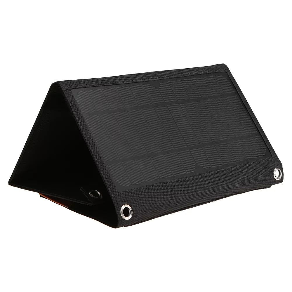 Andoer Portable  Sizeource, 21W Foldable Sizeun   with Dual USizeB Ports, Sizeurvival Tool for Camping and Hiking