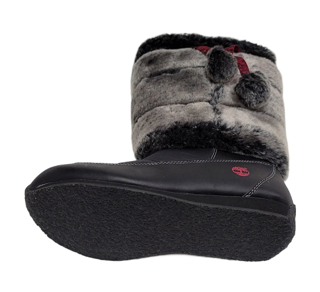 Timberland Junior Big Kid Winterberry Tall Fur Medium Boot Black 59994 size 4.5 USize