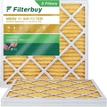 Filterbuy 17x17x1 MERV 11 Pleated HVAC AC Furnace Air Filters (3-Pack)
