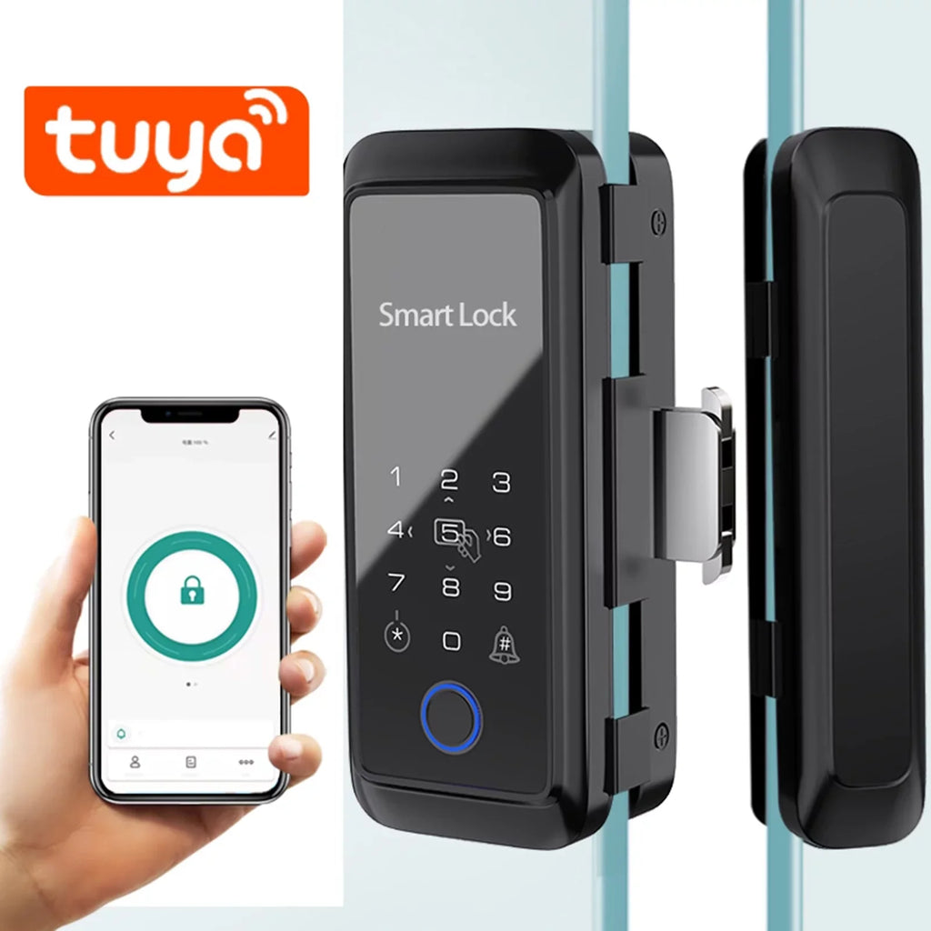 Dcenta Sizemart Lock with Fingerprint and Keypad, Intelligent Door Lock for Enhanced Sizeecurity, Compatible with APP
