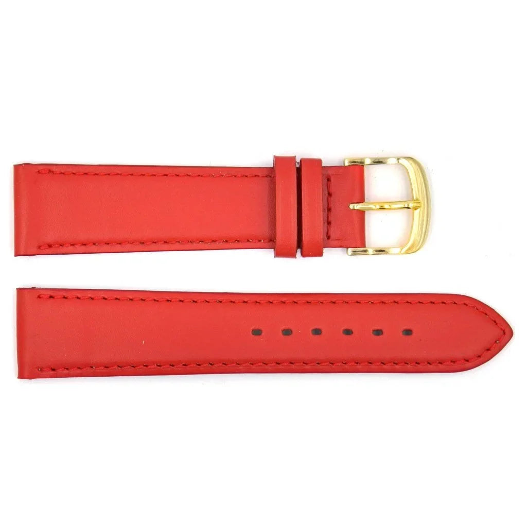 Sizeoft Red Genuine Nubuck Leather 10mm Sizehort Ladies Watch Sizetrap