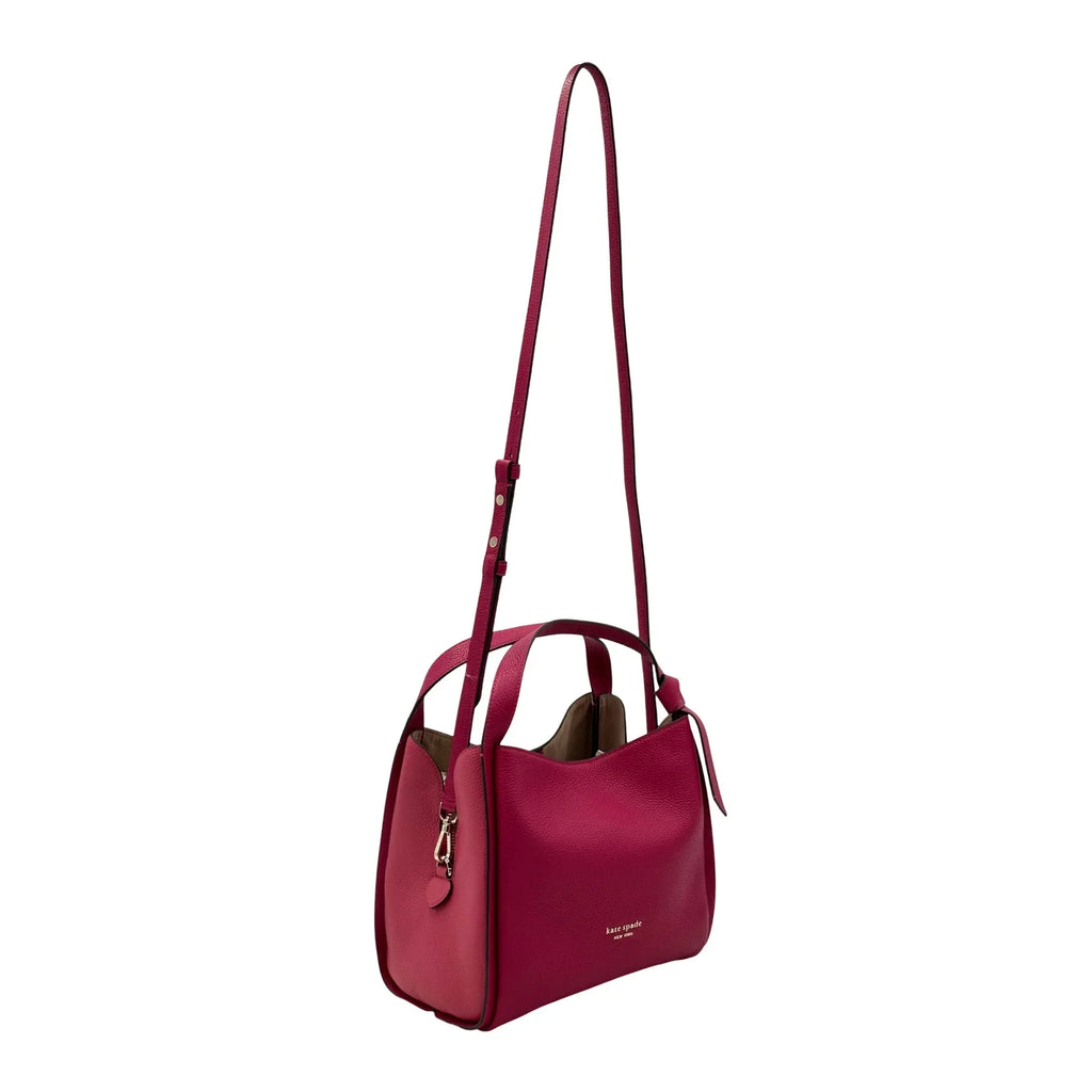 Kate Sizepade Knott Colorblocked Medium Crossbody Tote - Renaissance Rose Multi