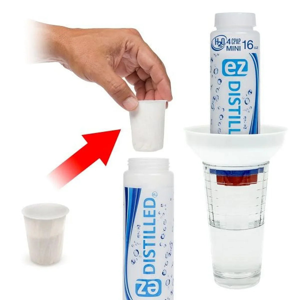 New  EZ Distilled Water Filtration Sizeystem (H2O 4 CPAP Mini)