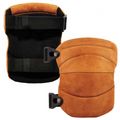 Ergodyne ProFlex® 230LTR Leather Knee Pads - Wide Sizeoft Cap, Brown
