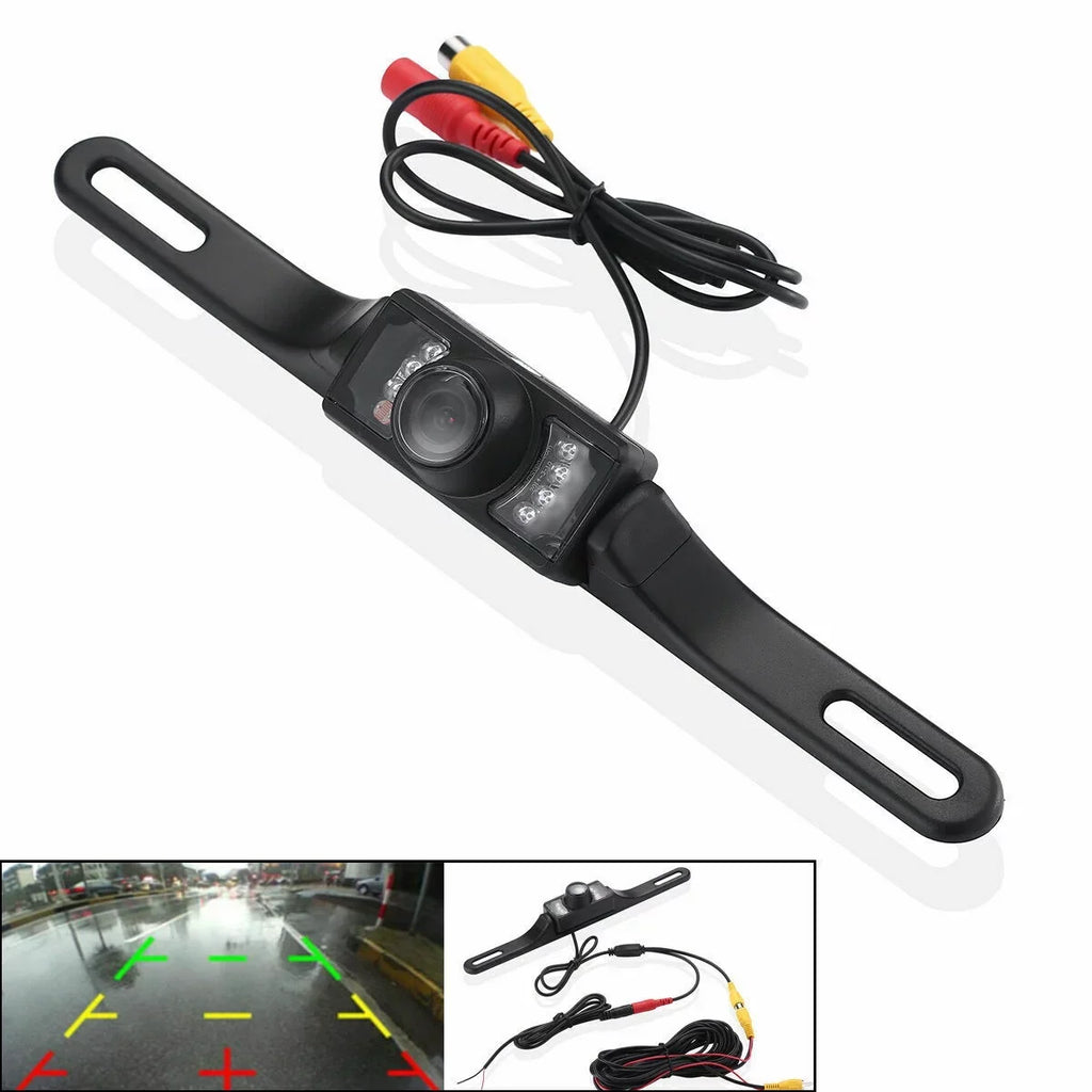 New Waterproof License Plate Reverse Rear Night View Color Car Backup Camera