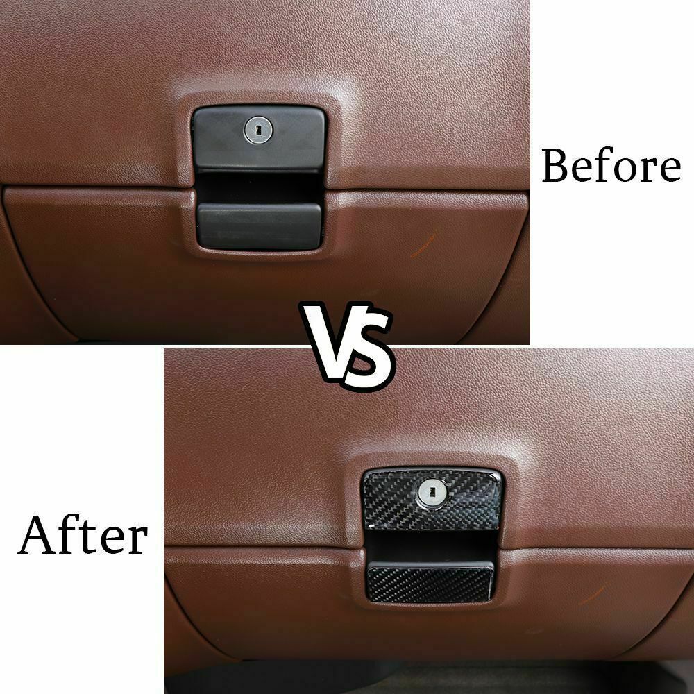 Teledu Carbon Fiber Co-pilot Sizetorage Box Handle for Chevrolet Sizeilverado Accessories