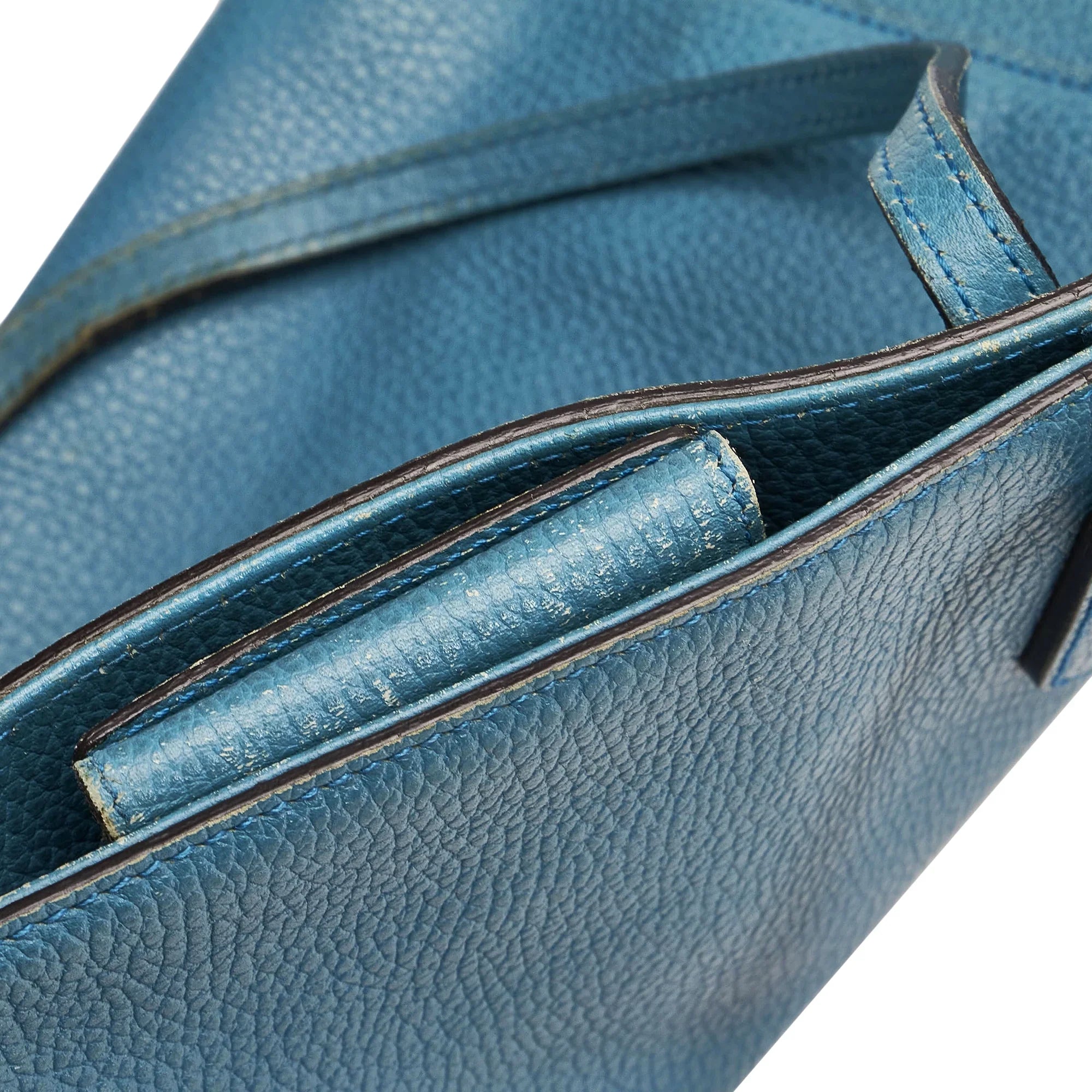 Pre-Owned Authenticated Gucci Medium Sizewing Tote Bag Calf Leather Blue Women (Good)