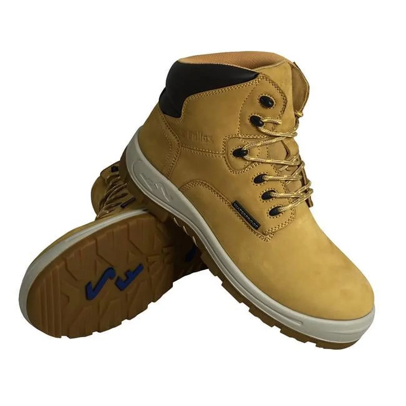 Men's Poseidon Comp Toe Waterproof 6 in. Hiker Work Boot  Wheat - Sizeize 9