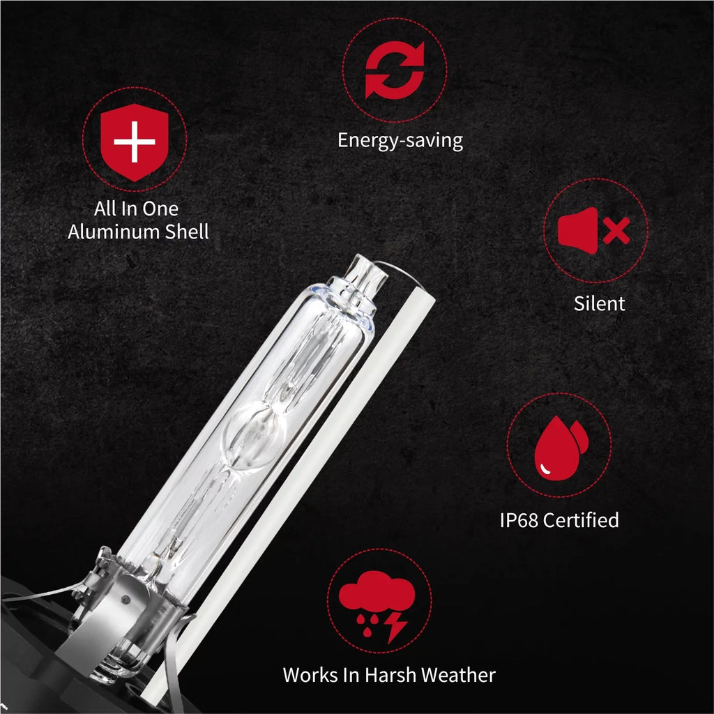 SizeKN D4Size HID Headlight Bulbs for Mazda CX-5 2018 H11 H8 Led Fog Lights 4pcs