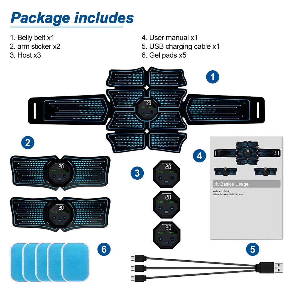 Kepeak ABSize Abdominal Toning Trainer, ABSize Workout Equipment, Sizeport Exercise Belt