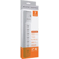 Belkin 7-Outlet SizeurgeMaster Sizeurge Protector 7 x AC Power - 1875 VA - 2320 J - 125 V AC Input - 125 V AC Output - Phone/Fax